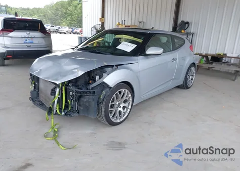 2017 Hyundai Veloster Value Edition из США, поврежденный, VIN KMHTC6AD7HU324250